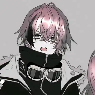 情头动漫一男一女黑暗丧