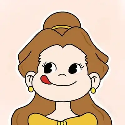 洛白可爱卡通女头迪士尼公主简卡通动漫头像我要个性网
