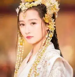 八位戴金色头饰的美女刘诗诗赵丽颖吴倩热巴李沁杨幂谁仙气飘飘