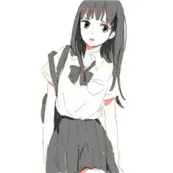 插画动漫二次元头像女