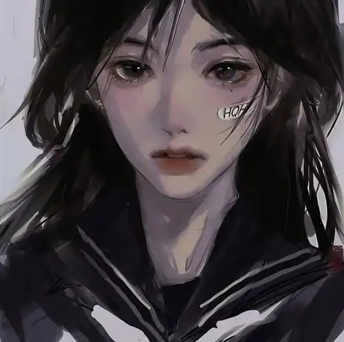 女头油画版女生头像三