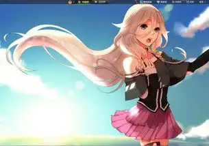 这个动漫女孩是谁蓝眼睛,米白色头发,黑色套装