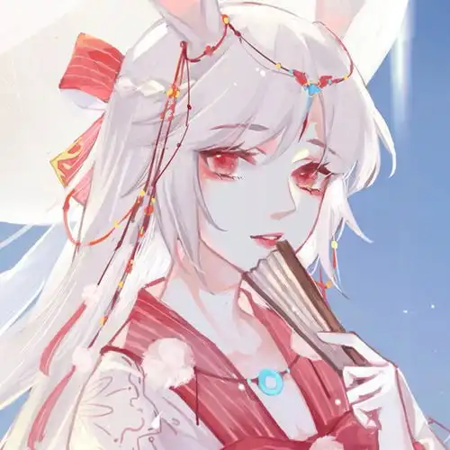 你没见过的白发甜妹头像