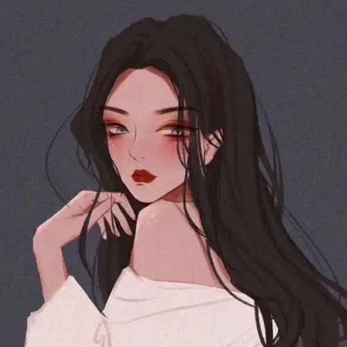 卷发吊带风韵美人