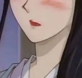 抖音超火的动漫半遮脸素材
