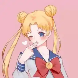 动漫头像裂缝中的阳光