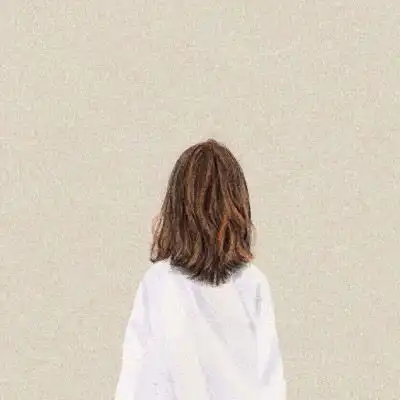 好看的动漫少女背影头像合适女生的微信头像图片
