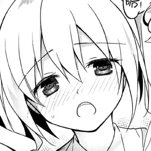 二次元黑白漫画头像最感动的告白是带我回家