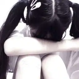 可爱挡脸00后女生头像