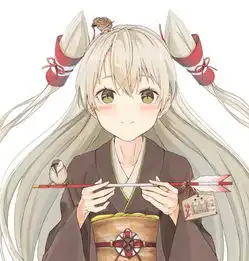 动漫头像和风美图系列,端庄得体的美少女,对未来充满了希望