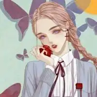 高冷温柔卡通女头像卡通温柔可爱女生头像
