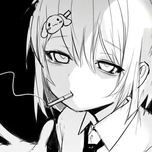 动漫头像丨黑白漫画头像