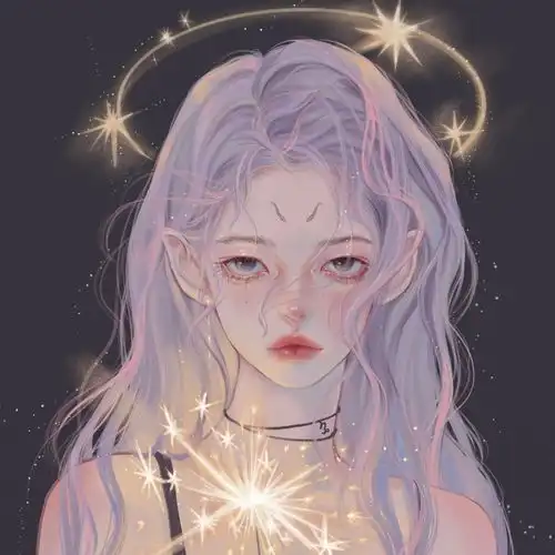 星星女孩的酷拽头像