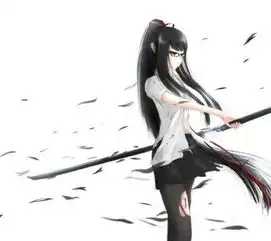 霸气黑发女生动漫图无水印急需