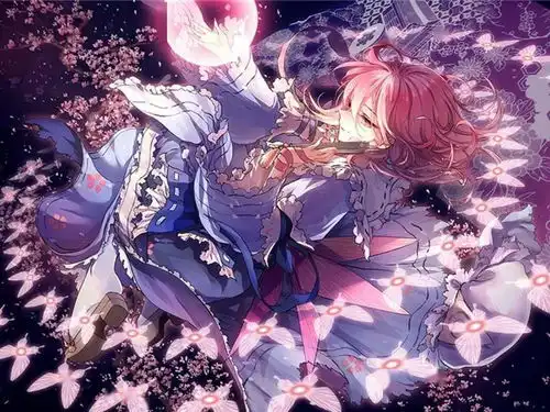 梦幻绚丽的魅惑少女,二次元卡通美少女壁纸
