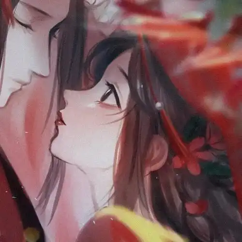 古风动漫情侣头像初识你名,久居我心,覆水难收