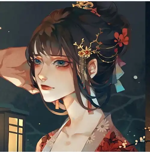 这么美的古风女头我还是第一次见