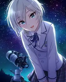 这个白头发蓝眼睛动漫少女出自什么