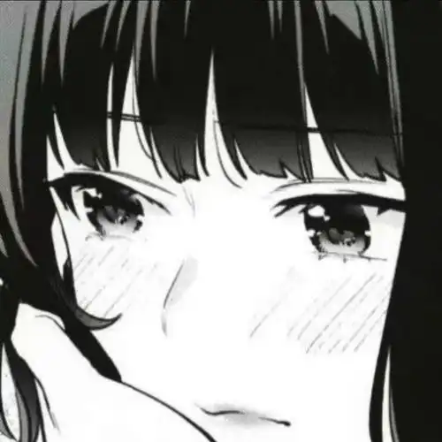 招桃花黑白动漫女生头像超可爱278