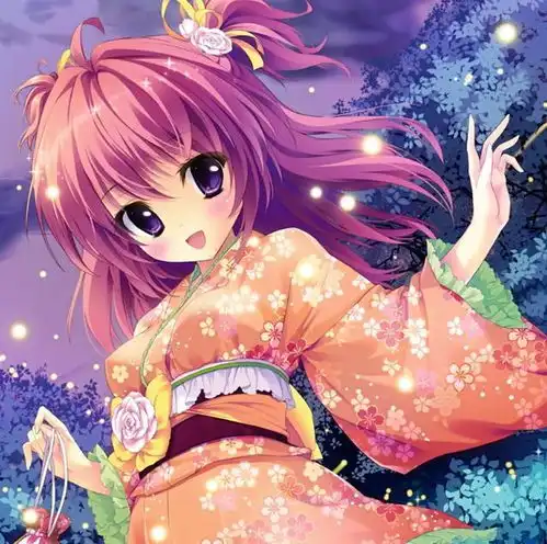 二次元动漫打扮华丽的美少女,动感迷人真是讨人喜啊