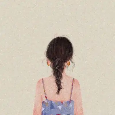 背影手画像女头像绝版高冷女头动漫背影