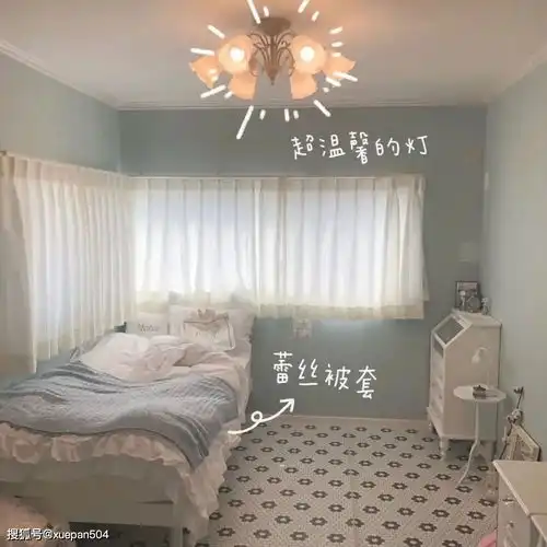 太原家庭装修ins风卧室效果图,温馨少女心卧室