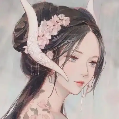 古风动漫头像风追落叶叶追尘,彩云追月月自明