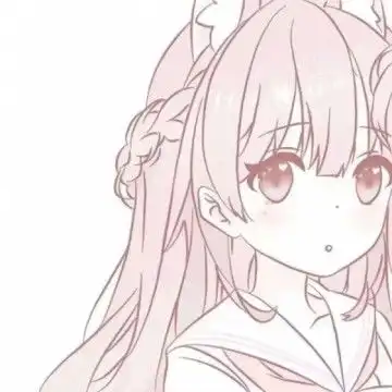少女心动漫头像二次元萝莉头像粉色系,卡通头像图片