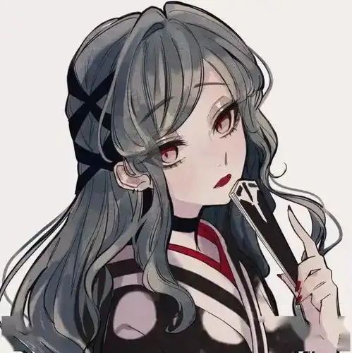 丧丧中带点仙气的动漫女生头像
