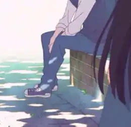 情侣头像,是只有一个男生的脚,动漫的