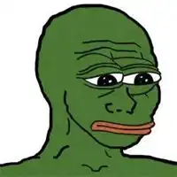 很火的绿青蛙表情包