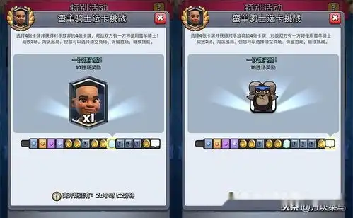 皇室战争开启新卡蛮羊骑士挑战赛,新传奇卡新表情