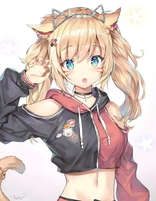 露肚脐唯美插画特辑