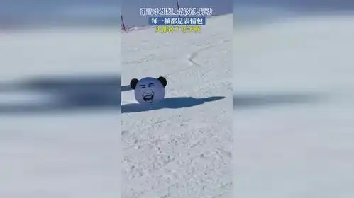 滑雪小姐姐上演分头行动,每一帧都是表情包,头都掉了还笑呢