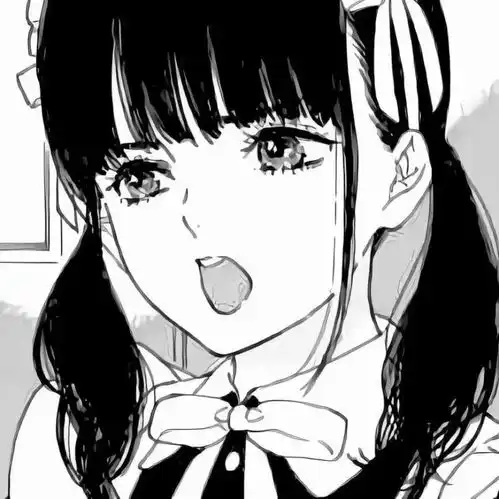 动漫头像第71期女孩子黑白动漫头像,我一拳把你头打爆,你信不信