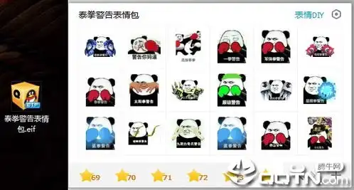 泰拳警告表情包下载泰拳警告抑郁刀法表情包完整版腾牛下载