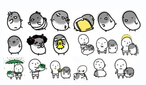 想问一下图片里的东西是哪个漫画或者qq表情里面的
