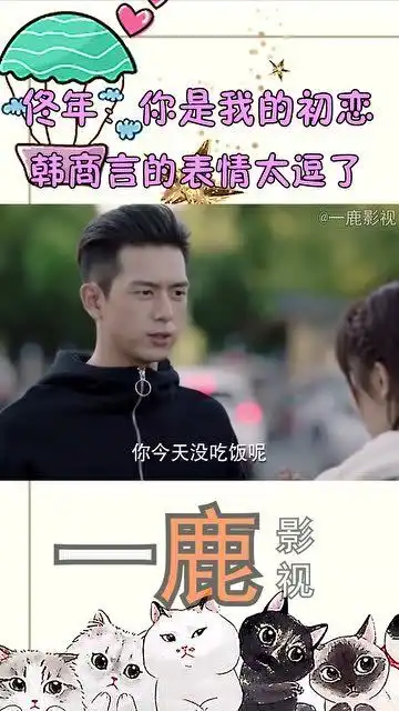 韩商言以前约会都干什么,佟年你是初恋,这个表情太逗了