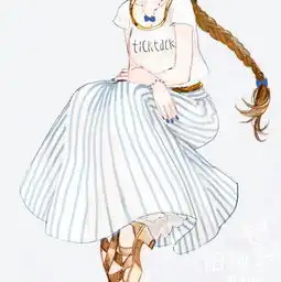 小p动漫女头半身头像二次元