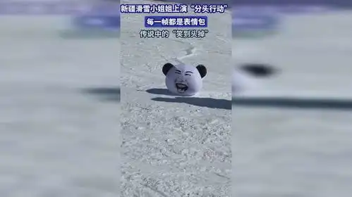新疆滑雪小姐姐上演分头行动,每一帧都是表情包