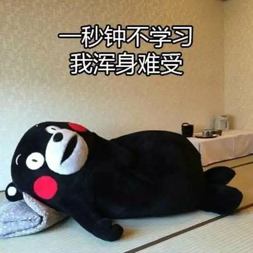 熊本熊关于学习的表情包我爱学习,学习使我快乐
