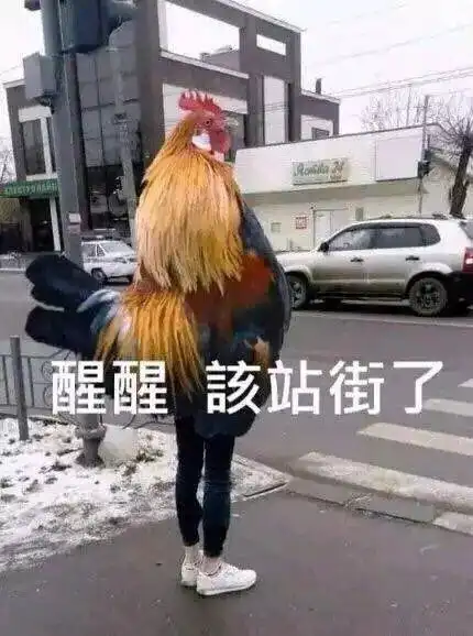抖音鸡笼警告表情包