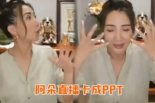 每一帧都是表情包阿朵直播没经验卡成ppt,被吐槽过着2g田园生活