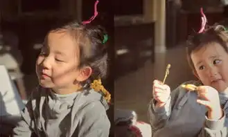 黄磊晒小女儿表情包你愁啥,孙莉搞笑回应,妹妹真是个小戏精