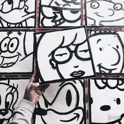 大神把现实变成了漫画风格黑白图像打破次元壁
