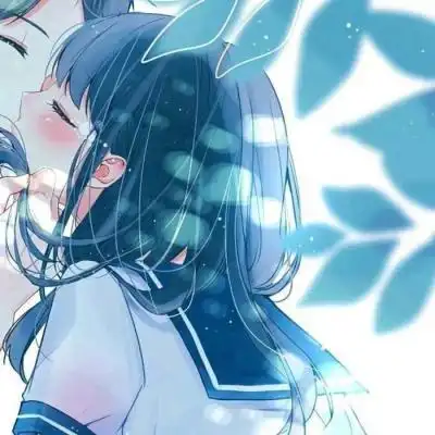 二次元动漫情侣头像一对超甜我不但可爱而且可爱你啦