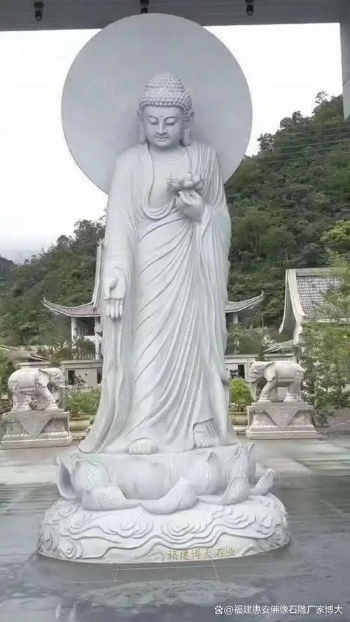 五方佛石雕群像的观赏指南聚焦阿弥陀佛多图欣赏