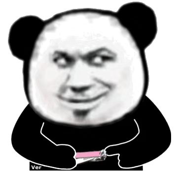 快手抖音热门熊猫头表情包