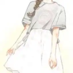 头像女头半身女生唯美浅色