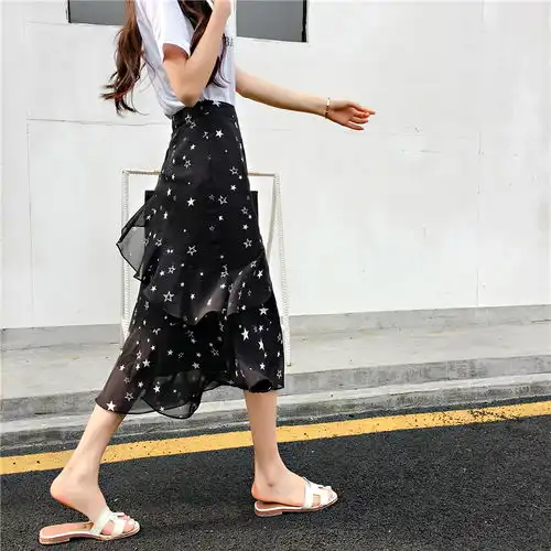 小清新套装裙穿搭,炎炎夏日里的一道清凉风景